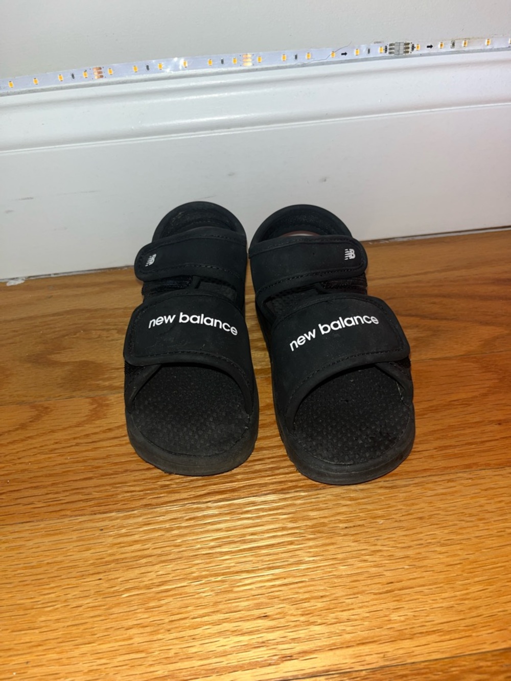 Black New Balance Sandals size 10C